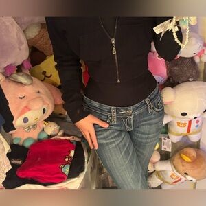 ROCK REVIVAL - CECILIA STRAIGHT Early 2000’s Y2K Low-waisted